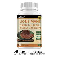 Pslalae - Lion's Mane Mushroom Complex Capsules - Immune Health - Energy 120*1