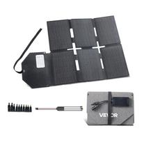 VEVOR 60W Foldable Solar Panel Charger, 16BB N-Type Monocrystalline Solar Panel 24% Efficiency, Lightweight Portable with MC4 Output, Type-C 89.8 x 62 x 2.1 cm