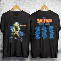 Vintage 2001 Britney Spears the Britney Tour 2001 T-shirt S blue