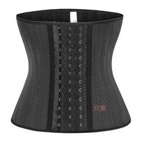 Latex Waist Trainer Corset 25 Steel Bones Slimming Belt For Fitness Workout S juoda