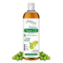 HillDews Neem Oil (200ml) Pure Natural Unrefined Cold Pressed For Skin and Hair - 200 ml white