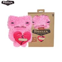 Fuggler Official Stuffed Toy Love Fugg Peculiar Teeth Beastie Fluffy Stuffed Sweetheart celebration's Souvenir Model Souvenir for Couple With Box pink