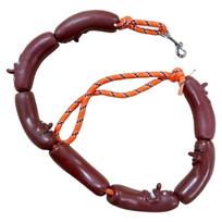 Sausage-Link Pet Leash for Dog Owners, Rope and Hook Walking Rope for Daily Walks and Short Outdoor Walk Hours Daily