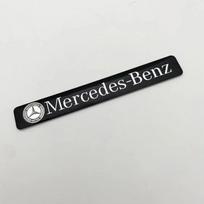 3D Metalinės Ženklelių Lipdukai Decal Aksesuarai Mercedes Benz AMG Brabus Maybach W206 W204 W205 W212 W213 W221 W222 W223 W251 W464 black