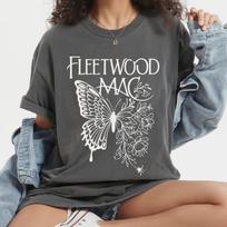 Vintage Fleetwood Mac Band T-Shirt, Retro  Rock Band Shirt, Stevie Nicks Tee Unisex T-Shirt M gray