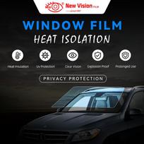 50cmX300cm IR100% Nano Ceramic Film Super Quality High Heat Resistant Car glass Solar Tint Window Films Protective HIR05100