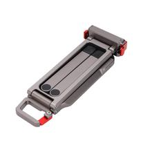 Tripod Fit for DJI Action 6 Nano Camera Aluminum Alloy Magnetic Foldable Desktop Quick Release Tripod Stand with 1 4 gray