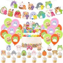 Vibrant Squishmallows Theme Party Decorations Perfect For Kids Birthday Suit1