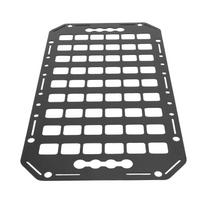 Truck Bed Panel Aluminum Use with L Rails Cargo Storage Organizer Tools Rack for Sedans SUVs Pickups Trucks RVs Trailers gray