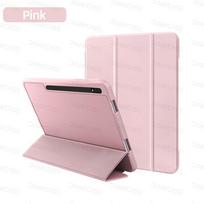 Apsauginis dėklas, skirtas Samsung Galaxy Tab S8 11 In, skirtas S7 11 S6 Lite 10.4 S7 Plus S7 FE S8 Plus 12.4 S8 Ultra 14.6 su rašiklio dėklo planšetinio kompiuterio dangteliu S7Plus S7FE 12.4in rožinė
