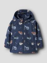 NAME IT Softshell striukė "Sunkvežimiukai" (Tamsiai mėlyna) - 110