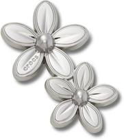 Crocs™ Jibbitz Silver Double Flower Cluster 198445448133 Jibbitz Silver Double Flower Cluster 198445448133 - One size
