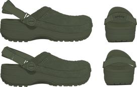 Crocs™ Classic Crafted Vegan Suede Clog Army Green - 37,5