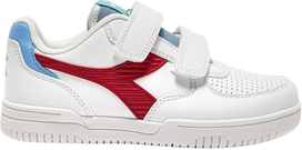 DIADORA Diadora Raptor Low Stripe Ps White/Salsa/Coronet Blue - 30