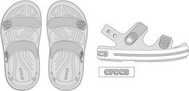 Crocs™ Crocband Cruiser Sandal Moonlight/Atmosphere - 28