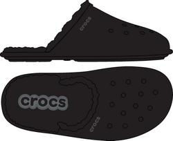 Crocs™ Classic Fuzz Scuff Black - 41