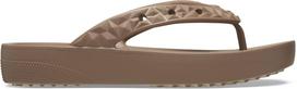 Crocs™ Classic Platform Geometrc Flip Latte - 35