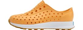 NATIVE Robbie Sugarlite Junior PAPAYA ORANGE/ SHELL WHITE/ MASH SPECKLE RUBBER - 33,5