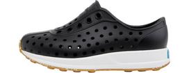 NATIVE Robbie Sugarlite Youth JIFFY BLACK/ SHELL WHITE/ MASH SPECKLE RUBBER - 30