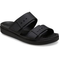 Crocs™ Brooklyn Buckle Low tapkės moterims (Juodos) - 38/39