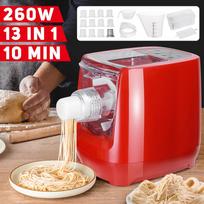 260W Household Multifunctional Automatic Pasta Maker Vegetable Noodle Press Machine Dumpling Spaghetti Cutter Noodles Dough Blender black