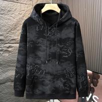 Didelio dydžio 6XL-10XL Madingi laisvi džemperiai vyrams Drabužiai Laisvalaikio ilgomis rankovėmis viršutiniai drabužiai Su gobtuvu Vyriški lauko drabužiai 7XL juoda
