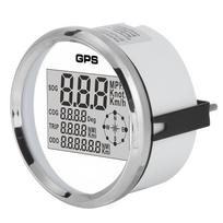 85mm 3.3in GPS Speedometer Odometer 0‑999 Knots Km mp for Boat Truck Motorcycle Car with Backlight 12V 24V gray