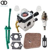 Carburetor For Stihl FS45 FS55 FS55R FS55RC HL45 KM55R FS38 w/Fuel Line Kit