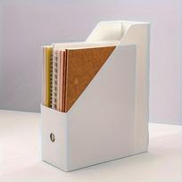 Plastic Multi-Purpose Desk Organizer - Book Stand & File Holder for Office Supplies and Stationery balta