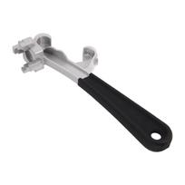 Drum Bung Wrench Universal Drum Opener Tool for Oil Barrels Paint Can Manual Lid Opener for Warehouse Workshop Home Projects gray