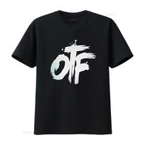Juodi Hiphopo reperio Lil Durk Otf Only The Family Marškinėliai Nauji Madingi Gatvės apranga Vintažiniai Minkšti Unisex Dizainerių drabužiai M black