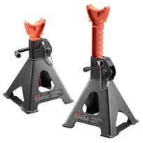 VEVOR Jack Stands, 3 Ton (6,600 lbs) Capacity, 275-415 mm Adjustable Height, Heavy Duty Steel Jack Auto Stands with Double Locking, for Lifting SUV 19 x 18 x 27.5 cm