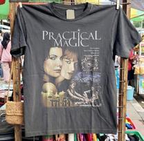 Praktinės magijos 1998 m. marškinėliai, Praktinės magijos siaubo filmo Helovino marškinėliai S gray