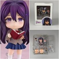 10CM Q Version Doki Doki Literature Club 2283# Yuri 2250# Sayuri Nendoroid Doll Action Figure Cute Desktop Decoration Toys Gift beige