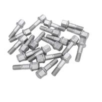 20PCS Wheel Studs A0009904807 Steel M12x1.5x40 Ball Head Wheel Lug Bolt Replacement for 190E 1986 1987 gray