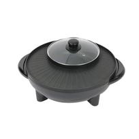 Non-Stick Coating 2-in-1 Hot Pot Cast Aluminum Shabu Shabu Pot New Electric Hot Pot Grill  Indoor juoda