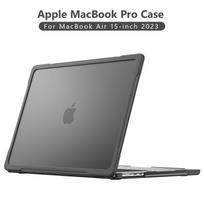 Transparent Matte Hard Shell Case MacBook Air 15 Inch M2 M3 M4 M5 13.6 13 Pro 14 16 - Shockproof Dust Air 13.6 M2 A2681, M3 A3113, M4 A3240, M5 A3449 gray