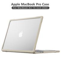 Transparent Matte Hard Shell Case MacBook Air 15 Inch M2 M3 M4 M5 13.6 13 Pro 14 16 - Shockproof Dust Air 13.6 M2 A2681, M3 A3113, M4 A3240, M5 A3449 chaki