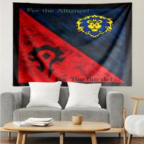 1PC Warcraft game K-pop music group Tapestry Accessories for Bedroom,Livingroom, dormitory Room Wall Decor Fan Birthday Gifts 100cmx150cm