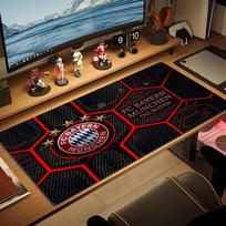 Fc Bayern München Color Mouse Pad Large Gaming Table Cushion Non-slip Laptop Tablet Big Mousepad XXL Mat Mini PC Playmat With Lock edge 30cmx60cm(11.8x23.6inch) brown