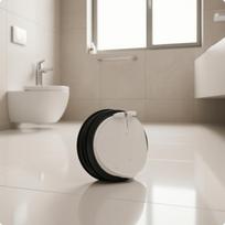 Toilet Backflow Valve Anti-Odor Drain Pipe with Lockable Flap Long-Lasting gray