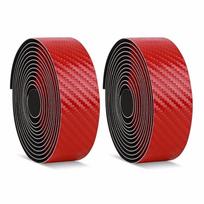 Non Slip Bicycle Handlebar Tape Anti-Vibration Handlebar Anti-Slip Tape  Bicycle Maintenance raudona