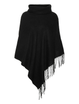 Vero Moda - Vmkleo Poncho Rep - Pončas - Juoda