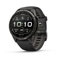 Garmin fēnix 9 Pro inReach 43 mm Carbon Gray DLC Titanium/Black/Pebble Grey Silicone Sportinis išmanusis laikrodis
