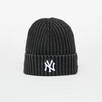 New Era Knit Medium MLB Washed Beanie New York Yankees Black - Dydis Universalus (60691189 Kitos kepurės)