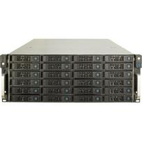 Inter-Tech 4U-4724 88887354, serverio korpusas, juodas, 4U, 24x 2,5" arba 3,5" karšto keitimo, 2x 2,5" vidiniai, 5 ventiliatoriai