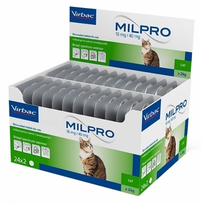 Milpro 16 mg/40 mg plėvele dengtos tabletės katėms 1 tabletė