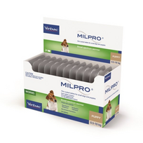 MILPRO 2.5 mg/25 mg 0.5 -10kg tabletės mažiems šuniukams 1 tabletė