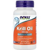 NOW Foods, Krilių aliejus, 500 mg, 60 minkštųjų kapsulių