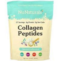 NuNaturals, Kolageno peptidai, be skonio, 14 uncijų (397 g)